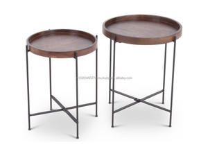 ชุดโต๊ะข้างสำหรับทำรังกรอบสีดำ3ชิ้น - Product Image 5