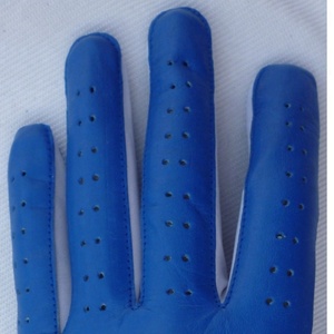 Gants de golf en cuir de chèvre de qualité supérieure, couleur bleue, pour hommes, logo personnalisé, USA 2026 - Product Image 2