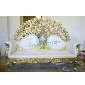 Canapé de mariage royal indien en forme de paon, canapé de mariage indien, canapé d'amour, canapé de mariage Maharaja, décoration d'événement Thorn Canada - Product Image 1