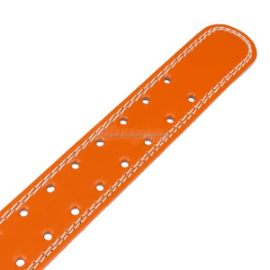 Cinturón de Cuero Marrón Transpirable con Logotipo Personalizado para Levantamiento de Pesas y Soporte Lumbar de 6 Pulgadas - Product Image 5