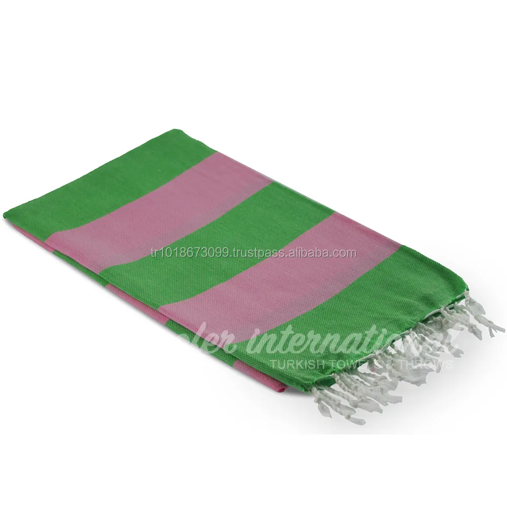 Double Pestemal Serviettes Turques, Serviette Hamam Wholesale Rainbow Collection Turkish made