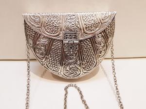 Bolso de mano antiguo de lujo grabado para mujer, cartera de mano para fiesta, elegante, de noche - Product Image 6