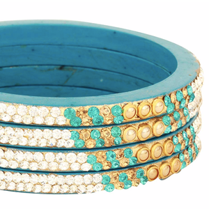 Wholesale Best Quality Latest Designs Indian Lakh <b>Crystal</b> Bangles - Product Image 2