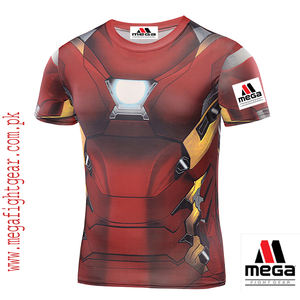 11 + ans Fabricant BJJ MMA Jiu Jitsu imprimé personnalisé Anti-UV UPF50 respirant manches longues Rash Guard ensemble pour hommes - Product Image 4