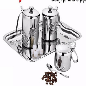 Luxury <b>Afternoon</b> <b>Tea</b> <b>Set</b> Restaurant <b>Tea</b> Cup Embossed Coffee <b>Set</b> 5 Pcs Coffee <b>Set</b> Stainless Steel Hot Selling - Product Image 2