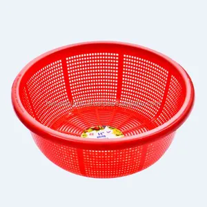 Top Seller 14\" <b>Plastic</b> <b>Colander</b> Strainer for Kitchen Tools for Straining Food & Vegetables Manufactured by Top Choice - Product Image 1