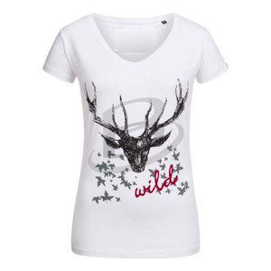 100% coton Sport Masque Ours Impression à manches Courtes T-shirt Femelle Moitié D'été à manches Casual Surdimensionné T-shirt Dames Chemise - Product Image 2