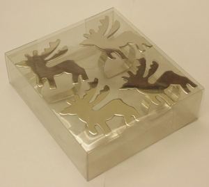 Anillos de servilletas decorativos con forma de hoja para mesa, para hotel y restaurante, con embalaje especial, con juego de 4 - Product Image 6