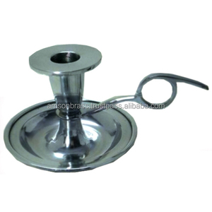 Bougeoir en métal antique fait à la main pour l'éclairage de festival à la maison décoration de table bougeoir rond pour la décoration - Product Image 4