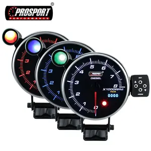 Gauge Tachometer 115mm OLED 3 Colors RPM Gauge Tachometer For Diesel Engine
