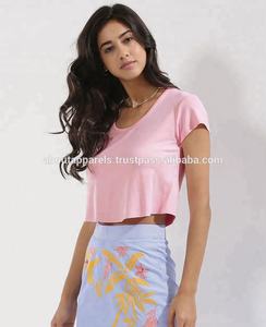 Alta calidad personalizada al por mayor señoras Crop Top nuevo blanco negro transpirable algodón Top bordado encaje a granel barato Crop Top - Product Image 2