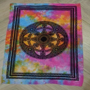 Conceptions celtiques Multi Couleurs Coton Imprimé Tentures Murales Tapisserie pour La Décoration De La Chambre En Gros De L'Inde - Product Image 1