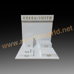 Présentoir de bijoux en acrylique élégant de conception spéciale de luxe personnalisé, support de bague, présentoirs de bijoux de stang de collier - Product Image 4
