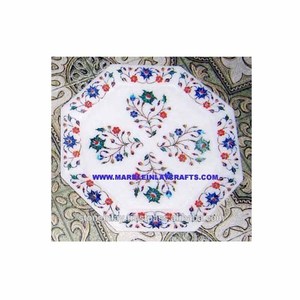 Plaque de marbre incrustée - Product Image 1