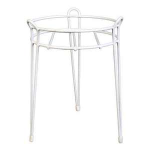 Support de conteneur de plante intérieur/extérieur blanc pour décor à la maison bureau et balcon support de Pot de fleur de jardin enduit de poudre - Product Image 1