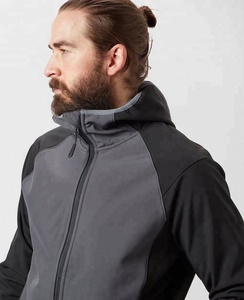 Veste coupe-vent de ski pour hommes, manteau à capuche en polyamide, respirante et chaude, mode tricotée, cuir rembourré, nylon et polyester - Product Image 5