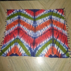 Mix match main tie dye imprimé paréo tie dye imprimé paréo tendance multi couleurs imprimé paréo sarongs multi couleurs tie dye - Product Image 2