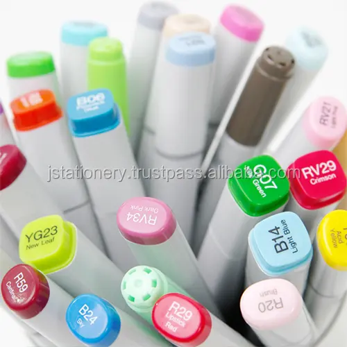 Marcador permanente marcador colorido e Belas linhas podem ser tiradas a preços razoáveis, a ordem muito pequena availableb