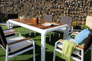 Juego de comedor de ratán para exteriores, muebles de mimbre de PE de Vietnam - Product Image 4