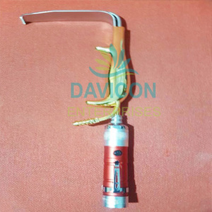 TEBBETTS-RETRACTOR de pecho de fibra óptica con luz LED, cuchilla de 150MMX30MM, extremo suave - Product Image 1