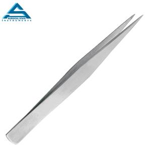 Instruments de beauté professionnels à pinces personnalisées à revêtement multiple avec pointe droite en acier inoxydable - Product Image 2