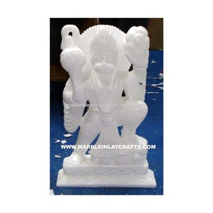 HanumanJi-estatua blanca - Product Image 1
