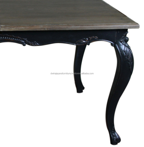 Mesa de comedor extensible, mueble francés de provincia, mueble de comedor de Indonesia - Product Image 4