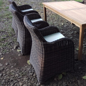 Sillas de comedor de ratán sintético, Material crudo, de otro hogar - Product Image 6