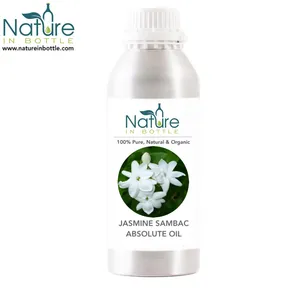 Gelsomino organico Assoluto | Jasminum sambac | Mogra Olio Assoluto-Puro e Naturale Absolutes-Commercio All'ingrosso Prezzo All'ingrosso