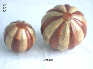 Recién llegado, bolas decorativas con incrustaciones de mosaico de hueso de dos tonos disponibles en todos los tamaños y colores, decoración de escaparate de vajilla para el hogar - Product Image 5