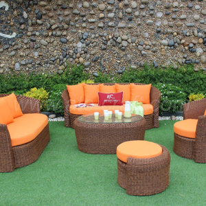 Sofá de mimbre sintético, muebles de jardín, 2018 - Product Image 1