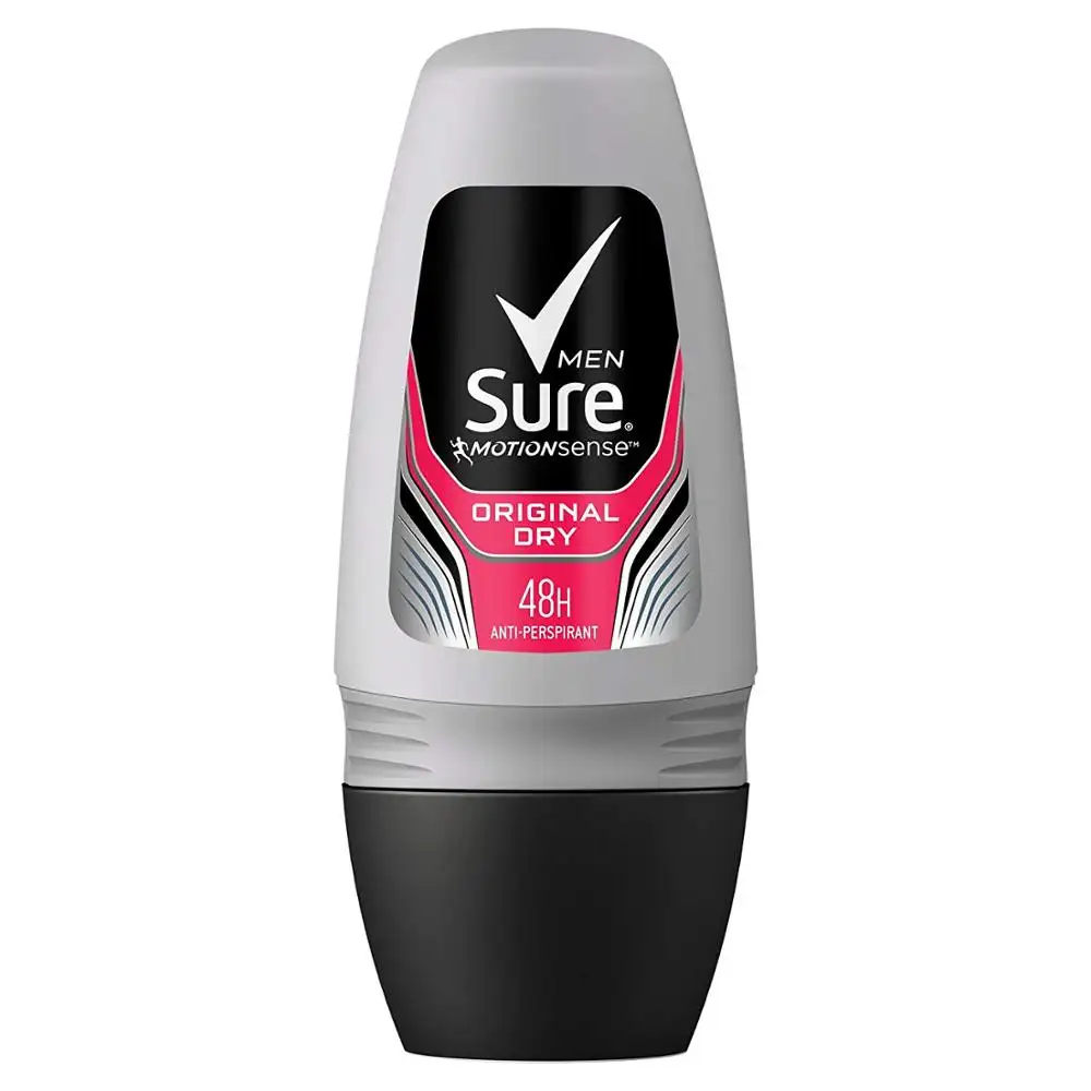 Sure Men Original Dry Anti Perspirant Deodorant Roll On, 50 ml (UK Ship Only)