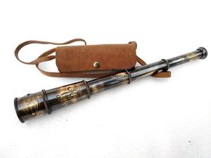 Calvin thủ công mỹ nghệ hải lý cướp biển đồng thau Kính thiên văn cầm tay Viking sưu tập với trường hợp da Quà Tặng mới lạ - Product Image 4
