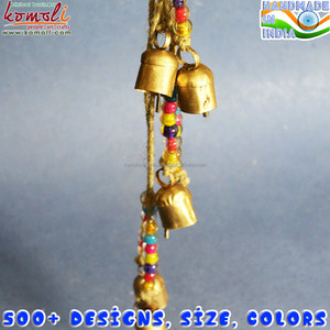 เครื่องประดับสวน กระดิ่งวัวเหล็กหล่อสีแดงลายเชอร์รี่เพ้นท์มือ ของตกแต่งสวน ของตกแต่งคริสต์มาส - Product Image 6