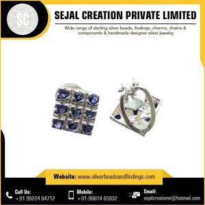 Wholesale Women's Gemstone <b>Earrings</b> | 925 Sterling <b>Silver</b> <b>Wedding</b> Gift Party Jewelry - Product Image 4