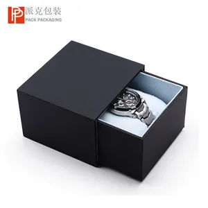 Custom Logo Watch Box for Counter Showcase Bracelet Jewelry Packing Box with Pillow Touching Paper Luxury Paperboard UV Coating