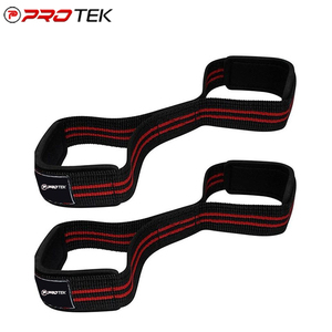 Sangles de Crossfit d'haltérophilie en néoprène Figure 8 personnalisées sur commande - Product Image 5