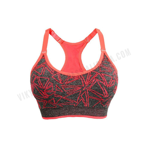 Soutien-gorge de sport pour femmes Logo personnalisé pour les femmes Gym Running Padded Tank Sport Bra Top - Product Image 5