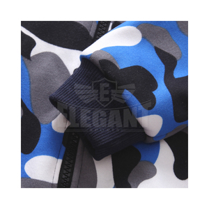 Ensemble de printemps pour enfants, vêtements d'extérieur en laine pour garçons et filles, manteau Jack, pantalon à capuche, survêtement Camouflage - Product Image 5