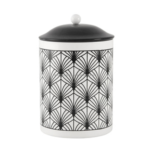 Boîte de rangement avec imprimés, claire boîte de rangement en acier galvanisé avec impression en décalcomanie, boîte de rangement de cuisine - Product Image 1