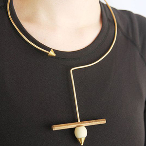 สร้อยคอช็อคเกอร์แบบชุบทองคำแท้ ราคาขายส่ง - Product Image 1