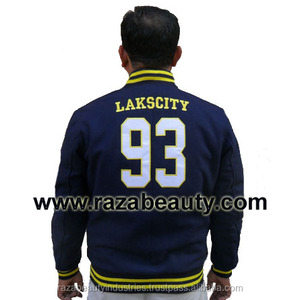 Custom Embroidery Letter Patches Vintage 3D Woolen <b>Jacket</b> High Quality Eco-Friendly Winter Custom Logo <b>Jacket</b> for Men - Product Image 1