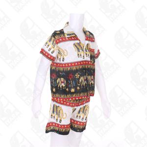 Venta al por mayor elefante imprimir rayón ropa de niño - Product Image 4