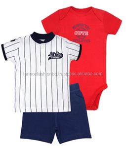 Camisetas con estampado de dibujos animados de manga corta de algodón 100% de punto informal para niñas bebés Bangladesh - Product Image 3