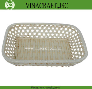 Panier en bambou pour décoration de la maison, joli design avec motif décoratif, cadeau de vacances - Product Image 5