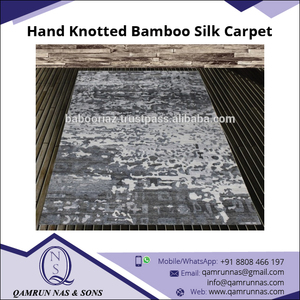 Tapis en soie de bambou noué à la main Gamme populaire de paillassons à prix compétitif - Product Image 6