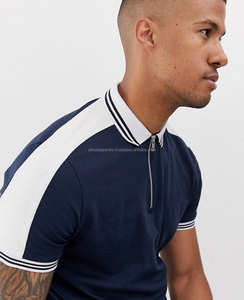 A granel personaliza tu propia marca de ropa barata al por mayor de China Polo de algodón transpirable para hombre de manga larga - Product Image 3