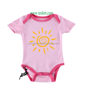 Vente en ligne de barboteuses pour bébé en coton biologique certifié, couleur unie, manches courtes, interlock, OEM, vêtements en coton biologique de bambou - Product Image 5