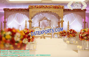 Muebles de Mandap para Bodas Indias de Último Diseño, Mandap Real para Bodas Indias, Venta en EE. UU., Reino Unido y Australia - Product Image 5