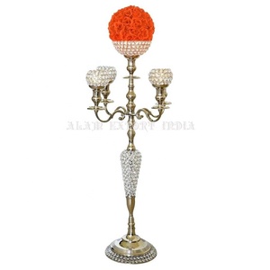 เชิงเทียนโลหะแบบแขวนกลางโต๊ะงานแต่งงานและเชิงเทียนสีดำแบบอีสเตอร์ - Product Image 3